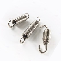 스텐 마후라 머플러 스프링 튜닝 스테인레스 스프링 바이크 후크 손잡이, 실버숏1P