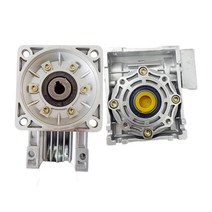 기계 부품 감속기 호환 고성능 RV50 NMRV50 NMRV 50 050 웜 기어 박스 80 입력 사각 플랜지 서보 86 스테퍼 모터 특수, CHINA, Ratio 10 to 1