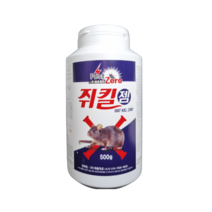 쥐킬젬500g+그릇5개 강력 쥐야 쥐 퇴치 제거 제 약 살서제 포수 끈끈이 트랩, 1개