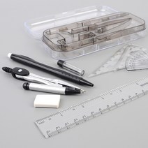 1Set/2Set 초등콤파스 학생용컴퍼스 삼각자각도기세트 컴파스, 1세트