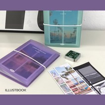 엽서바인더 4x6 인생 네컷 4컷 6컷 콜렉트북 스티커 사진 보관 티켓북 하루필름, 민트