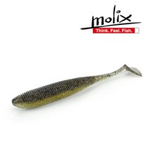 몰릭스 소프트베이트 RA 쉐드 4.5인치 광어 다운샷 광어 웜 배스 루어 낚시, 08-Alburno Shad