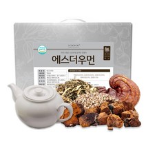 초원한방플러스 에스더우먼 60봉차가버섯 영지버섯 당귀 천궁 황기 숙지황 오가피 두충(두충나무껍질) 산사(산사나무열매) 옥수수수염(옥발) 상지(뽕나무어린가지) 율무(의이인) 삼백초 진피(귤나무열매껍질) 갈근(칡뿌리) 연잎 녹차 강황 결명자 백출(삽주뿌리) 감초, 60개, 120ml
