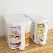 일본 나카야 직사각 손잡이형 양념통 핸들양념통, 1300ml