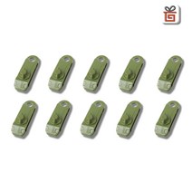 기프템 캠핑 업그레이드형 고강도 악어형 타프클립 집게 10개