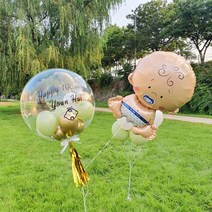 [헬륨완제품] 숫자 공룡 캐릭터 풍선 생일 결혼, 할로윈&크리스마스풍선-1.해골