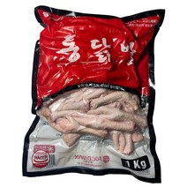 프레쉬맥스 닭발 원료 통닭발 1Kg, 1개