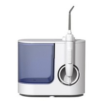 구강세정기 물치실 치간세정기 휴대 전기 물 flosser irrigator 치아 미백 7 팁 노즐 1000ml 량, 하얀, 우리를