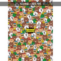 800피스 직소퍼즐+액자세트 - 라인 프렌즈 와글와글 (미니) (액자포함), 단품, 단품
