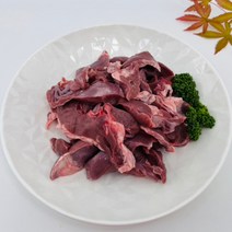 국내산 돼지부속 특수부위 염통 1kg, 상세 설명 참조