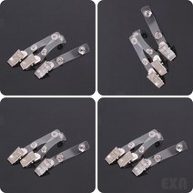 엑사커머스 명찰 뱃지 클립 10P 이름표케이스 명찰클립