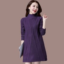 라라젤로 여성 니트티 롱니트 목폴라 터틀넥 스웨터 골지 ei39