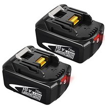 우스틴스 18V 6.0AH 7.0AH 8.0AH 9.0AH 마끼다 호환되는 공구 배터리 2 Pcs, 7AH