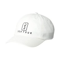 185818 골프모자 PGA TOUR 남성용 스탠다드 63 클래식 캡, 한 사이즈, 밝은 흰색
