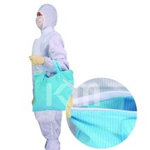 반도체 제전 클린 크린 룸 가방 방진가방 크린룸 용품, 색상, 스카이블루, 1개