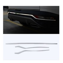 Hyundai Tucson NX4 202 액세서리 Exterior Car Bumper 뒷 트렁크 테일 게이트 스트립 커버 트림, 02 2