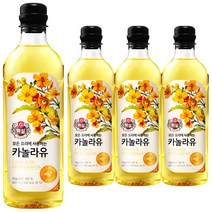 백설 카놀라유, 4개, 900ml