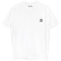 [우영미] 24SS 화이트 백로고 티셔츠 W241TS07 701W