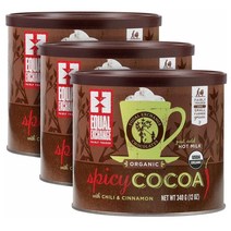 Equal Exchange Spicy Hot Cocoa 이퀄 익스체인지 스파이시 칠리 앤 시나몬 핫초코 340g 3통