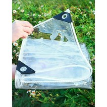 새턴2우레탄창 PVC 두꺼운 방수 방한 캠핑 옥상 포장마차 발코니, 1.8x2m, [일반형] 고투명 PVC 방수포