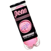 테니스용품 펜 챔피언십 핑크 테니스 볼 3개입 1캔