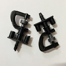 청년농자재 미니스프링클러 미니스프링쿨러 (튜브식 나사식) 관수자재, 나사식, SS(2구), 40L