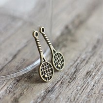 빈티지 테니스 라켓 미니어쳐 참장식 데코 인테리어