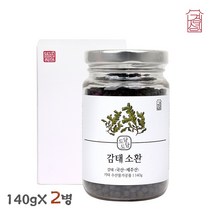 경성건강원 감태환 제주 감태 추출물 가루 감태분말 플로로탄닌 알긴산 후코이단 폴리페놀 효능, 2개, 140g