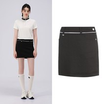 커터앤벅 여성 도트패턴 스트레치 미니스커트 1120120503 BK