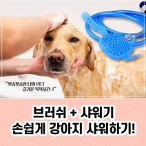 최강몰 반려견 고양이 강아지 각질 욕조 샤워기 2in1, 1개