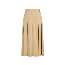 [백화점매장 정품출고] JJ지고트 린넨 슬릿 플리츠 스커트GN5A0SKJ2