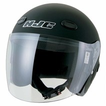 홍진헬멧 오토바이헬멧 HJC 오픈페이스 솔리드 CL-33, CL-33무광블랙, L, 블루