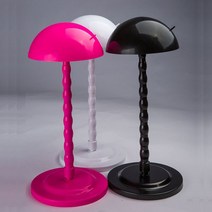 패션 가발 플라스틱 버섯모양 지지대SB*EA1000, 1, 블랙