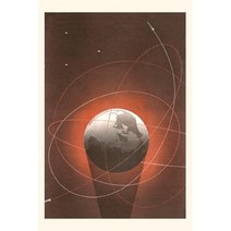 (영문도서) Vintage Journal Rocket Zooms around the Globe Poster Paperback, Found Image Press, English, 9781680818918