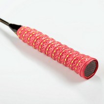 테니스 오버 그립 라켓 테이프 110cm 신축성 PU 스웨트밴드 미끄럼 방지 핸들 보호대 공급 B2Cshop, 03 빨간