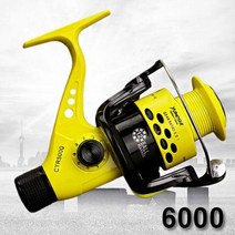 CDW8A1FE8 갯바위 12볼 용품 옐로우 쏘가리 베이트 스피닝 좌핸들 CTR 저렴한베이트 우핸들 전천후 배 배스 릴, CTR낚시릴6000