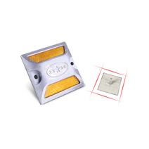 도로 바닥 안전표시 표지병 반사판 LED 태양열스터드, 태양이중조디악스파이크