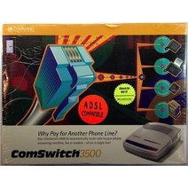 Command Communications 3포트 전화/팩스 모뎀 라인 공유 장치 3500 콤보