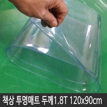 명성 투명고무판 두께 1.8mm 투명매트 60x100cm 데스크매트