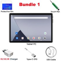 엘지태블릿2021 버전 10 인치 옥타 코어 안드로이드 10.0 태블릿 PC 1280x800 IPS 4GB RAM ROM FDD LTE 네, 03 Silver, 01 번들 1