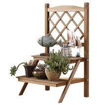 엔틱 2단 화분대/선반/진열대/정리/수납/생활, 단품
