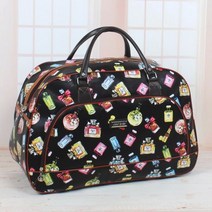 캐리어형 보스턴백 가방 여행 보스턴 유러피언 가죽 트롤리백 2박3일 보스턴백 대용량 골프 미키마우스