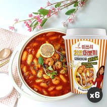 미쓰리 전자렌지용 치즈 컵떡볶이 오리지널 6개, 133g