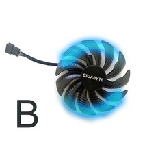 2pcs 87mm T129215SU PLD09210S12HH RX580 GPU Gigabyte GeForce GTX1060 1070 GTX 1050ti 960 그래픽 카드, 05 B T129215SU