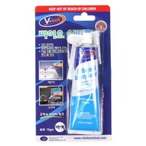 백색 튜브형 실리콘 75g 창틀 욕실실리콘곰팡이제거 욕실용실란트/욕실실리콘/창틀실리콘/세면대실리콘/욕조용실리콘/외부용실리콘/문틈실리콘/싱크대실리콘/다목적실리콘/주방실리콘, 단일 수량