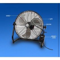 신일 업소용 산업용 공업용 선풍기 서큘레이터 데스크팬 SIF-16FQ + 사은품(천연 모기기피제 ) 블랙 다리없는 바닥형 큰 대형 강풍기 선풍기 40cm 3엽 경사조절