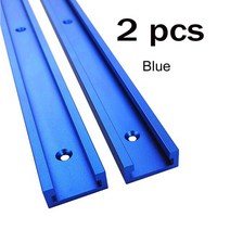 티트랙 T트랙 슬라이더 프로파일 목공 게이지carpenter 알루미늄 합금 t 185, 2pcs 블루 트랙, 500mm, 1개