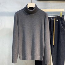 남자목폴라코디 11 색 인조 캐시미어 뒤집다 스웨터 남성 비지니스 캐쥬얼 이너티셔츠 가을겨울 피부 친화 3715002573