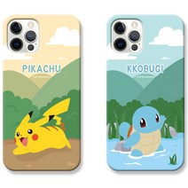 PokeMon 아이폰14 - 숲 포켓몬 슬림하드 케이스