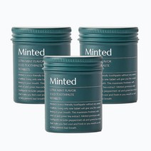민티드 프리미엄 고체치약 90정, 63g, 3개